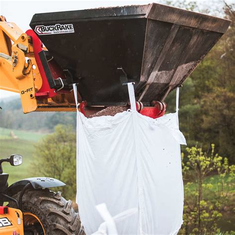 skid steer bagging attachment|skid steer bucket.